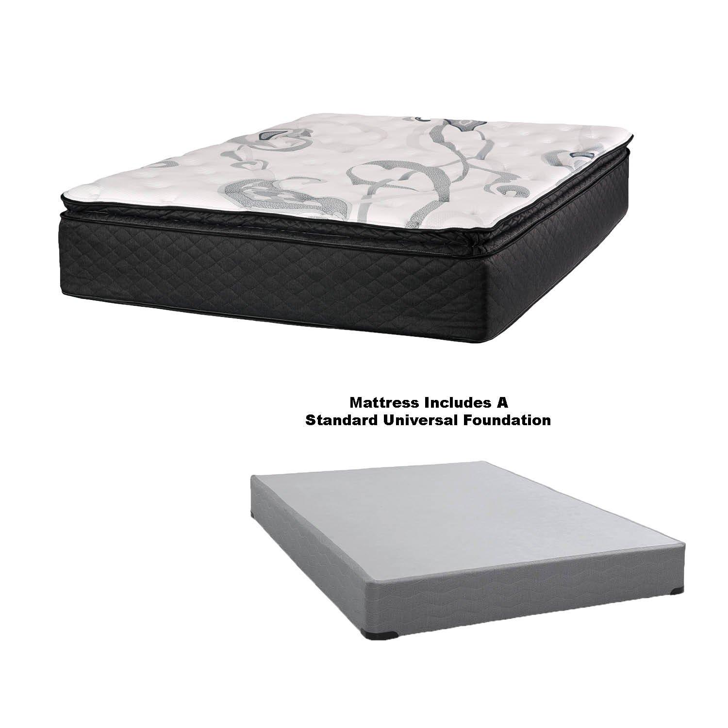 Rent to Own Symbol Lewis Queen Pillow Top Mattress with 9" Foundation & Protectors at Aaron's today!